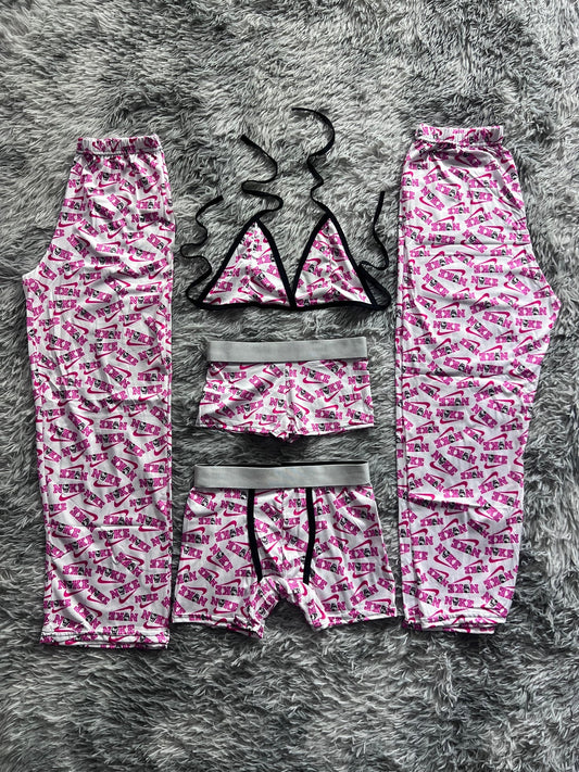 Hello Kitty Nike Pink 5 Piece PJ - Fundies