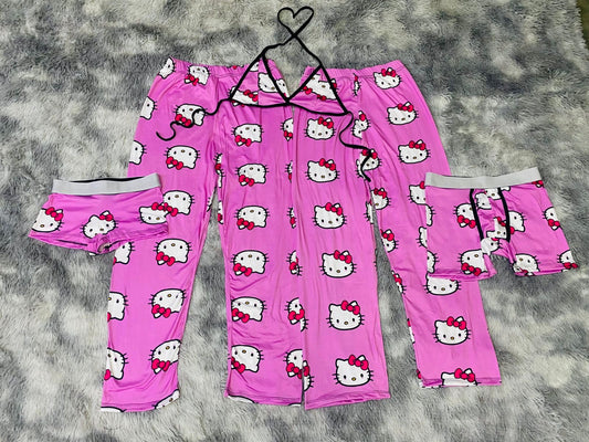 Kitty Cute Pinky 5 pcs pajama duo