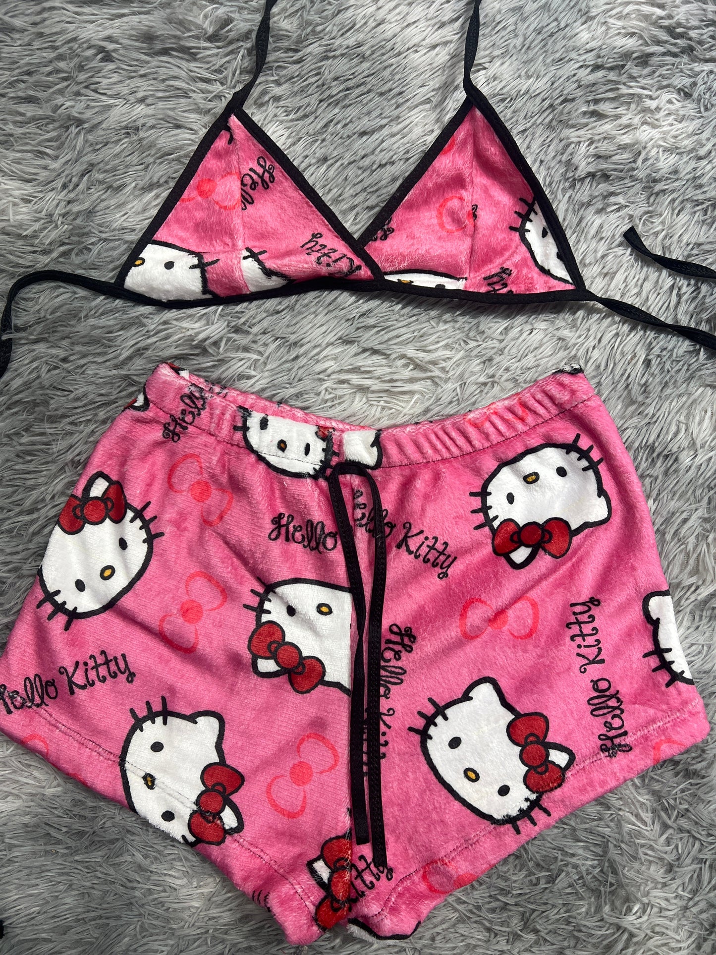 Hello Kitty Pink Matching Top & Short - Fundies
