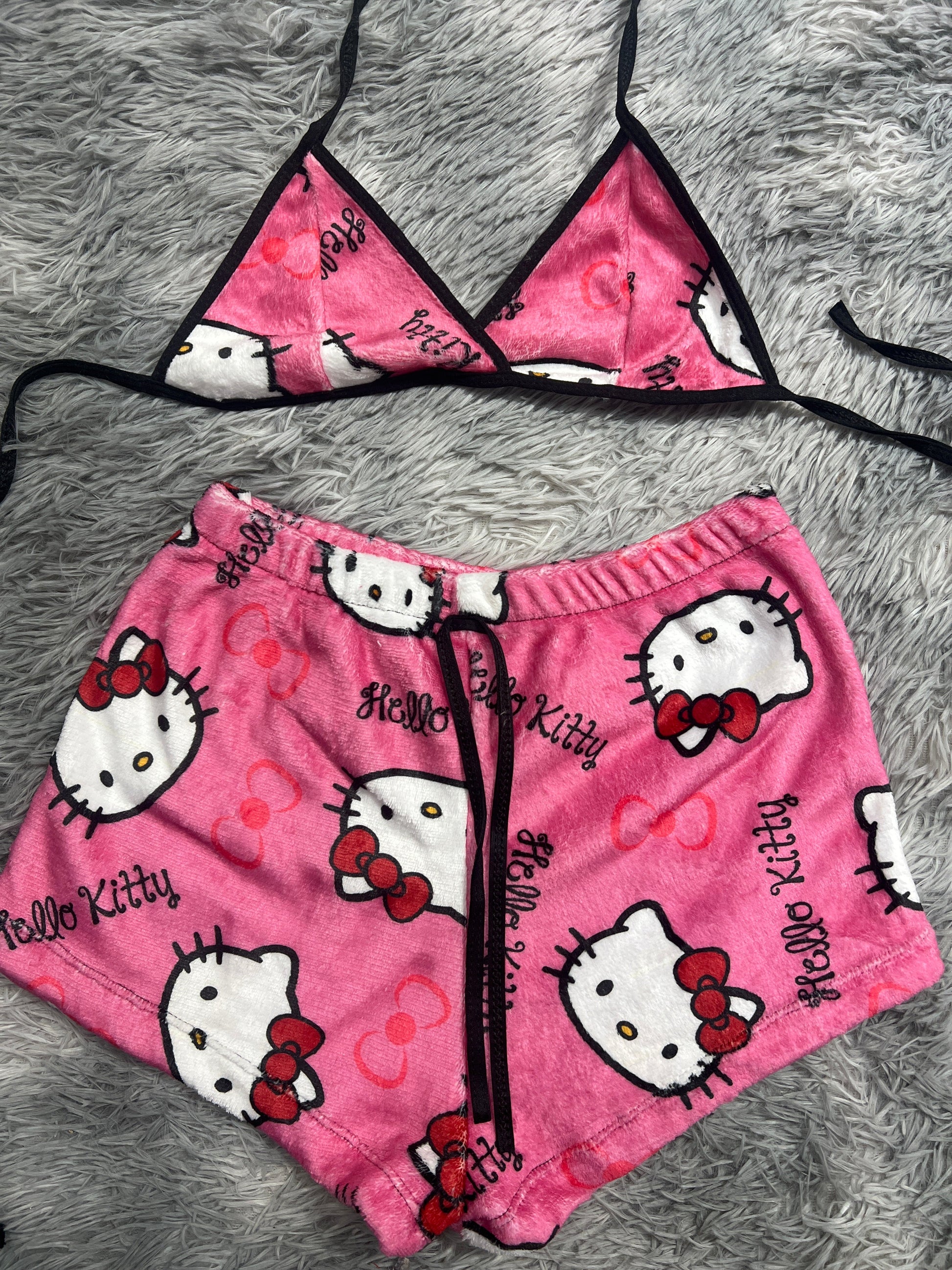 Hello Kitty Pink Matching Top & Short - Fundies
