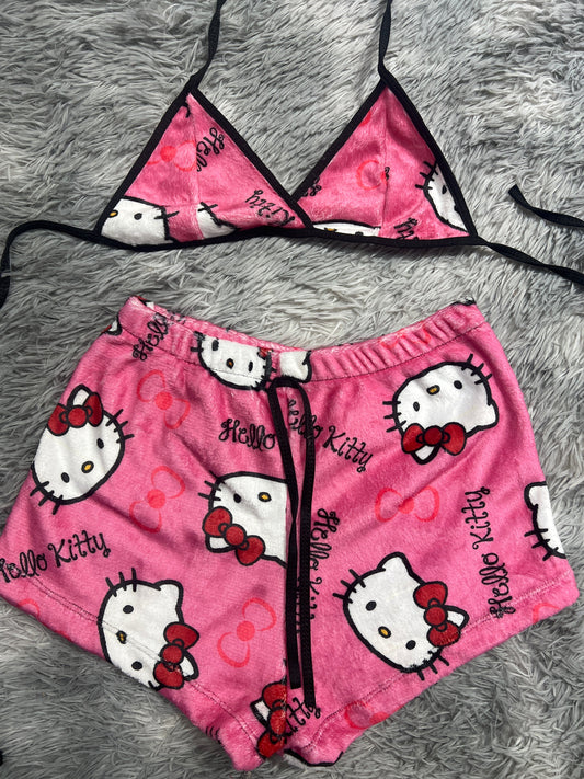 Hello Kitty Pink Matching Top & Short - Fundies