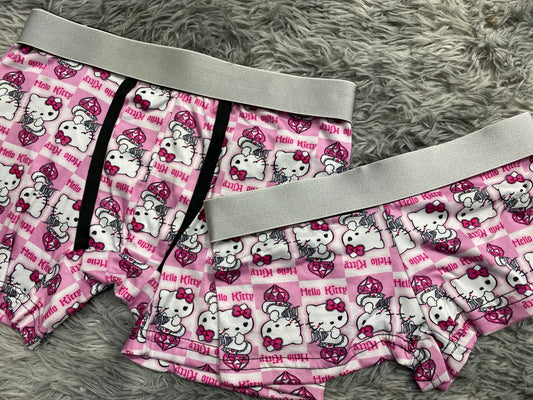 Hello Kitty Diamante Matching Boxers