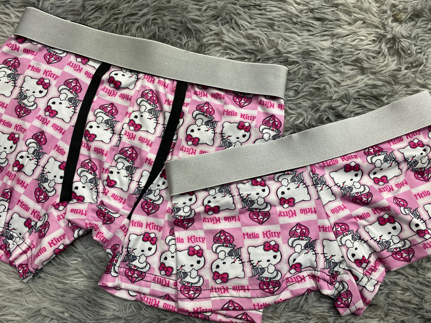 Hello Kitty Diamond Matching Boxers - Fundies