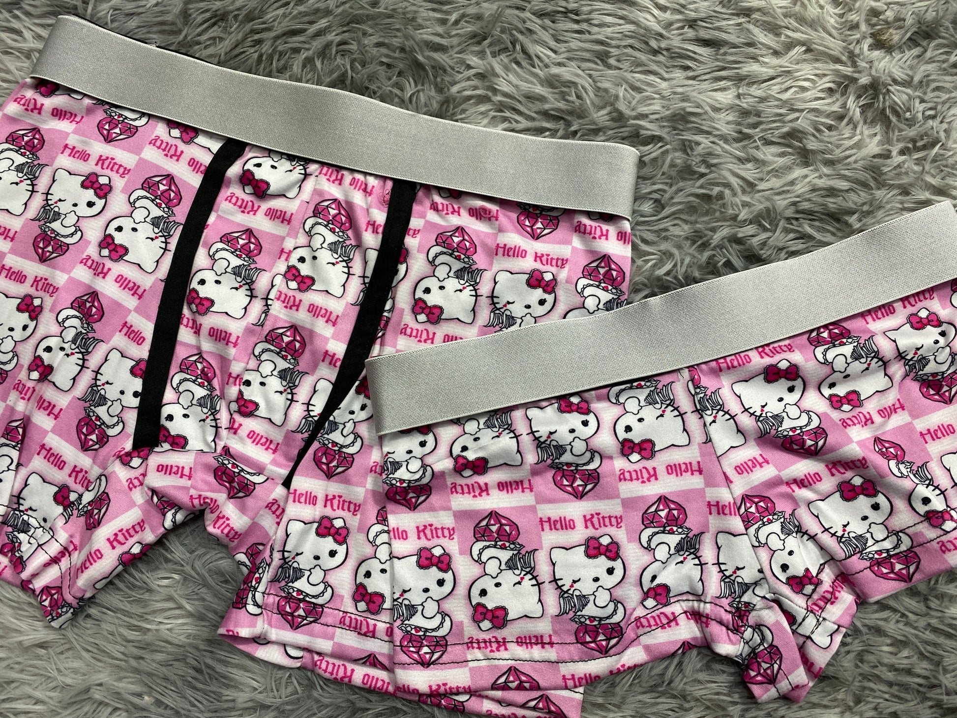 Hello Kitty Diamond Matching Boxers - Fundies