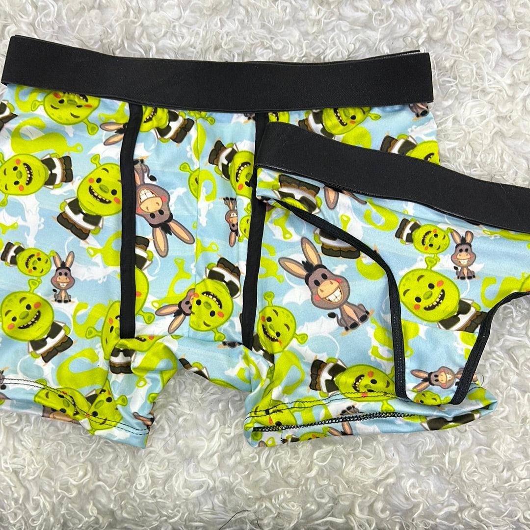 Shrek matching couples underwear - Fundies