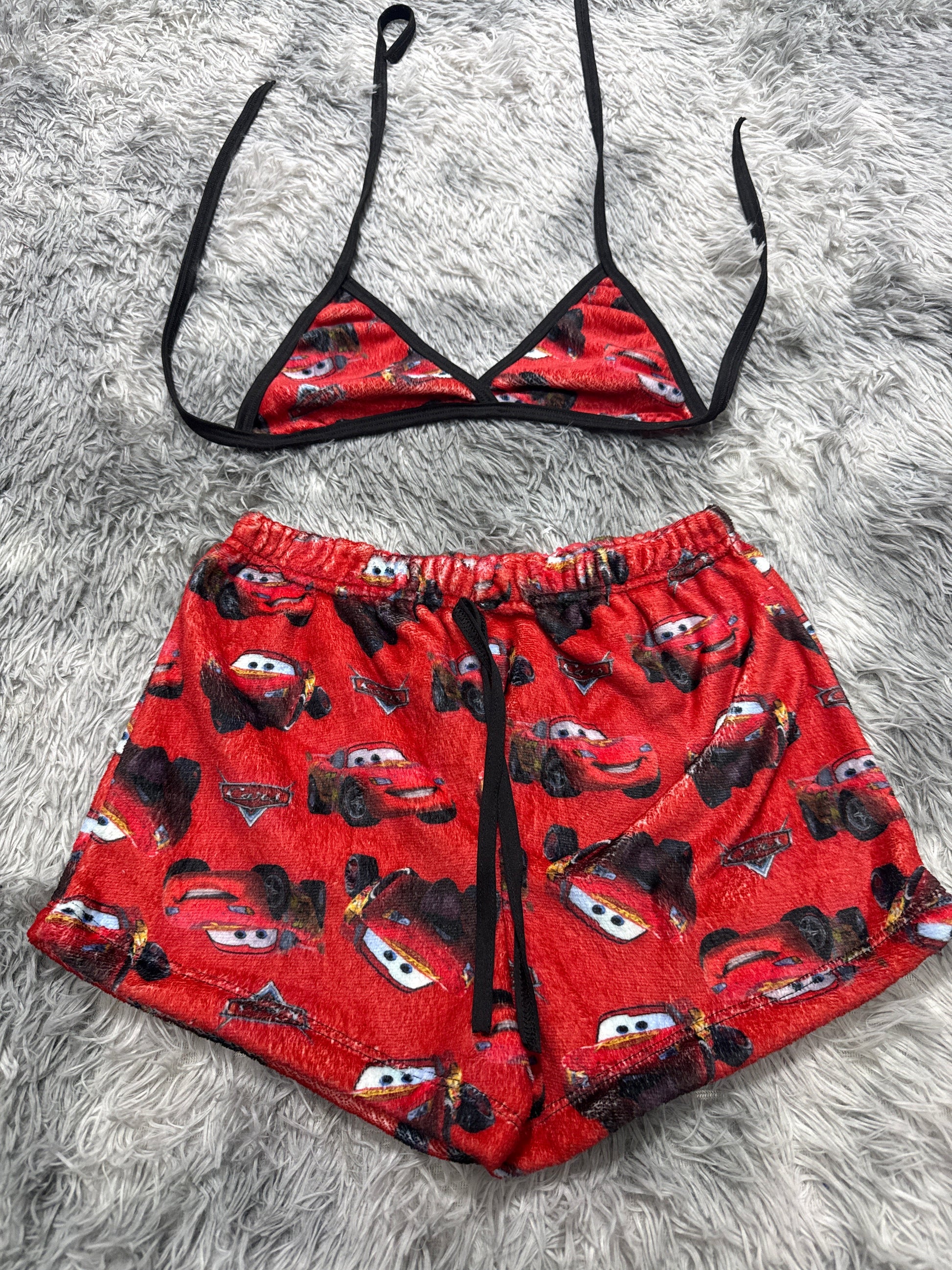 Cars Red Matching Top & Short - Fundies