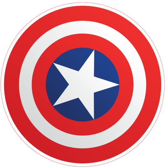 Captain America's shield Plush throw