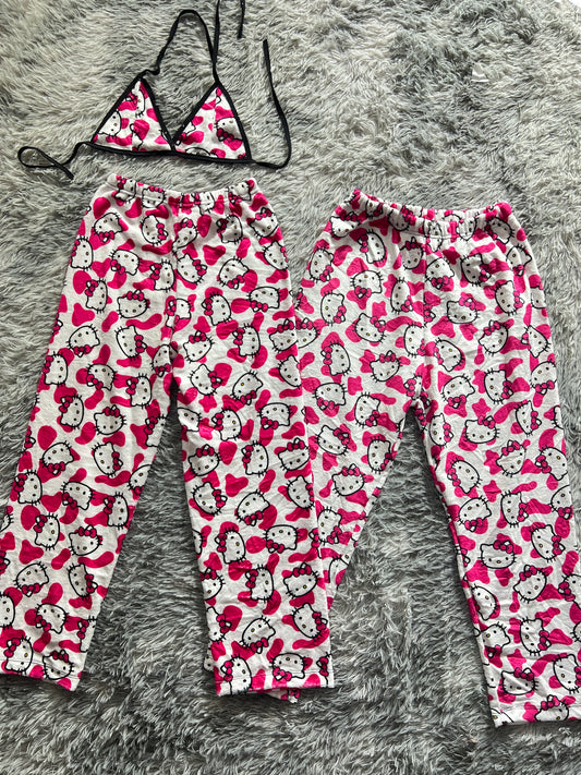 Kitty Cow Plush Pajama Set