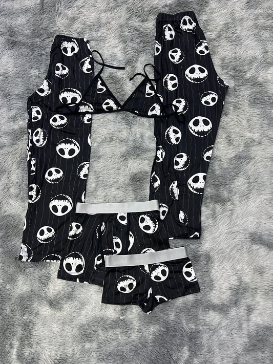 Jack black Halloween 5 pcs pajama duo