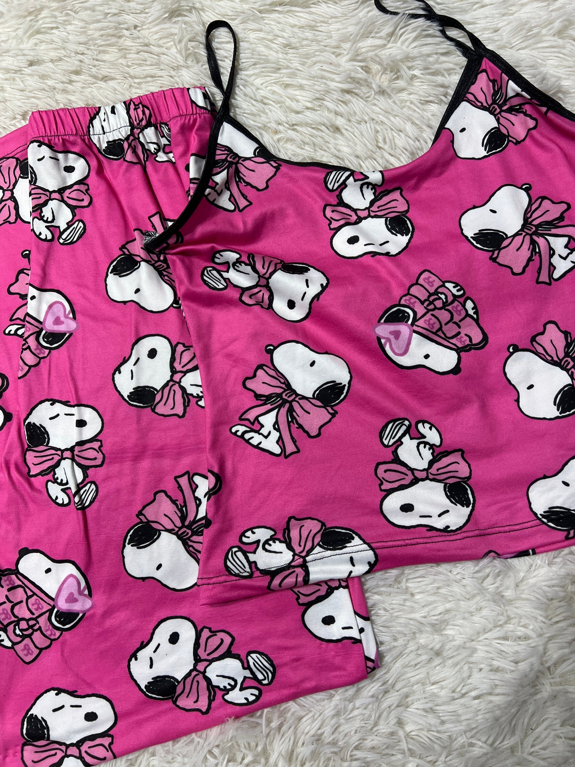 Snoopy Pink Women's Pajama Set - Fundies