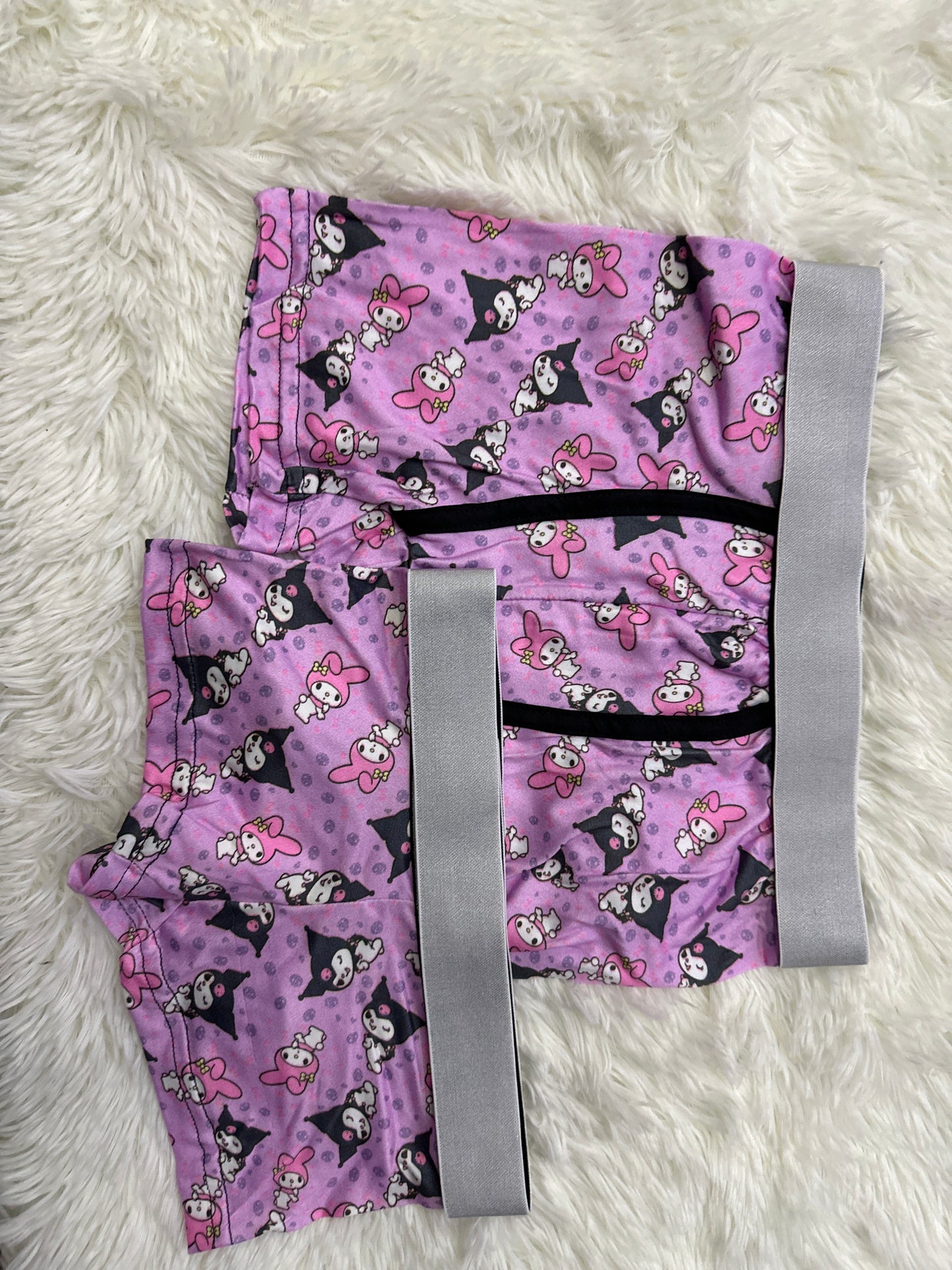 Kuromy and melody skulls  pcs pajama duo