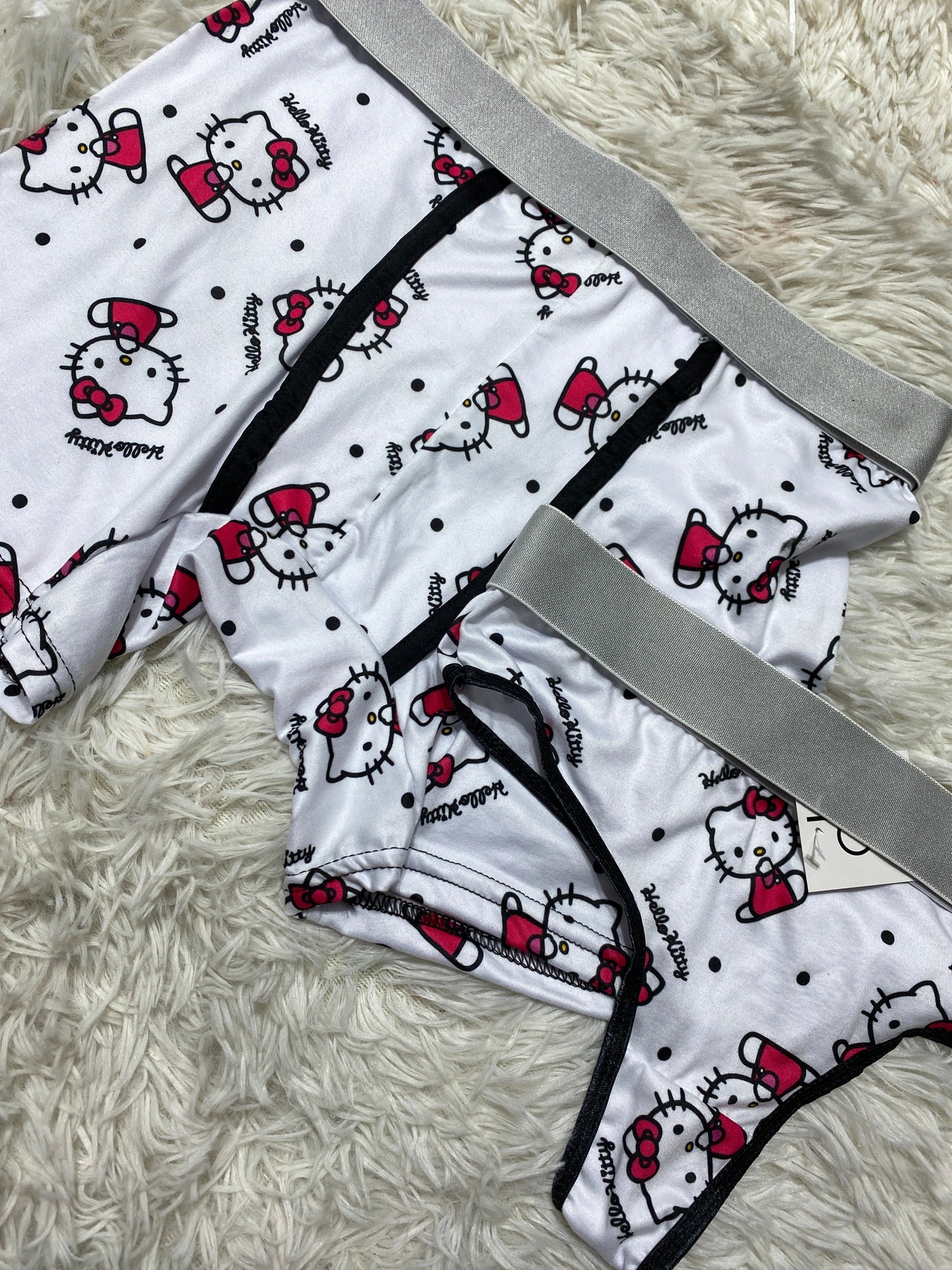 Hello Kitty Dots Duo With Thong - Fundies