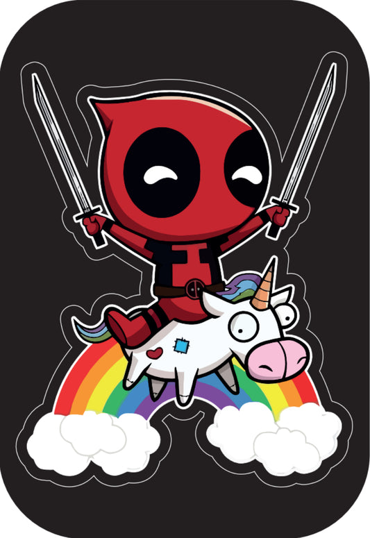 Deadpool happy Plush throw