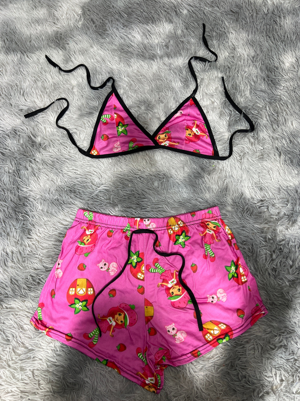 Rosita Strawberry Kitten Matching Top & Short