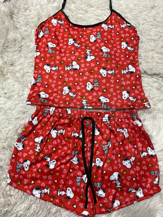 Snoopy Hearts Women's Pajama Set - Fundies