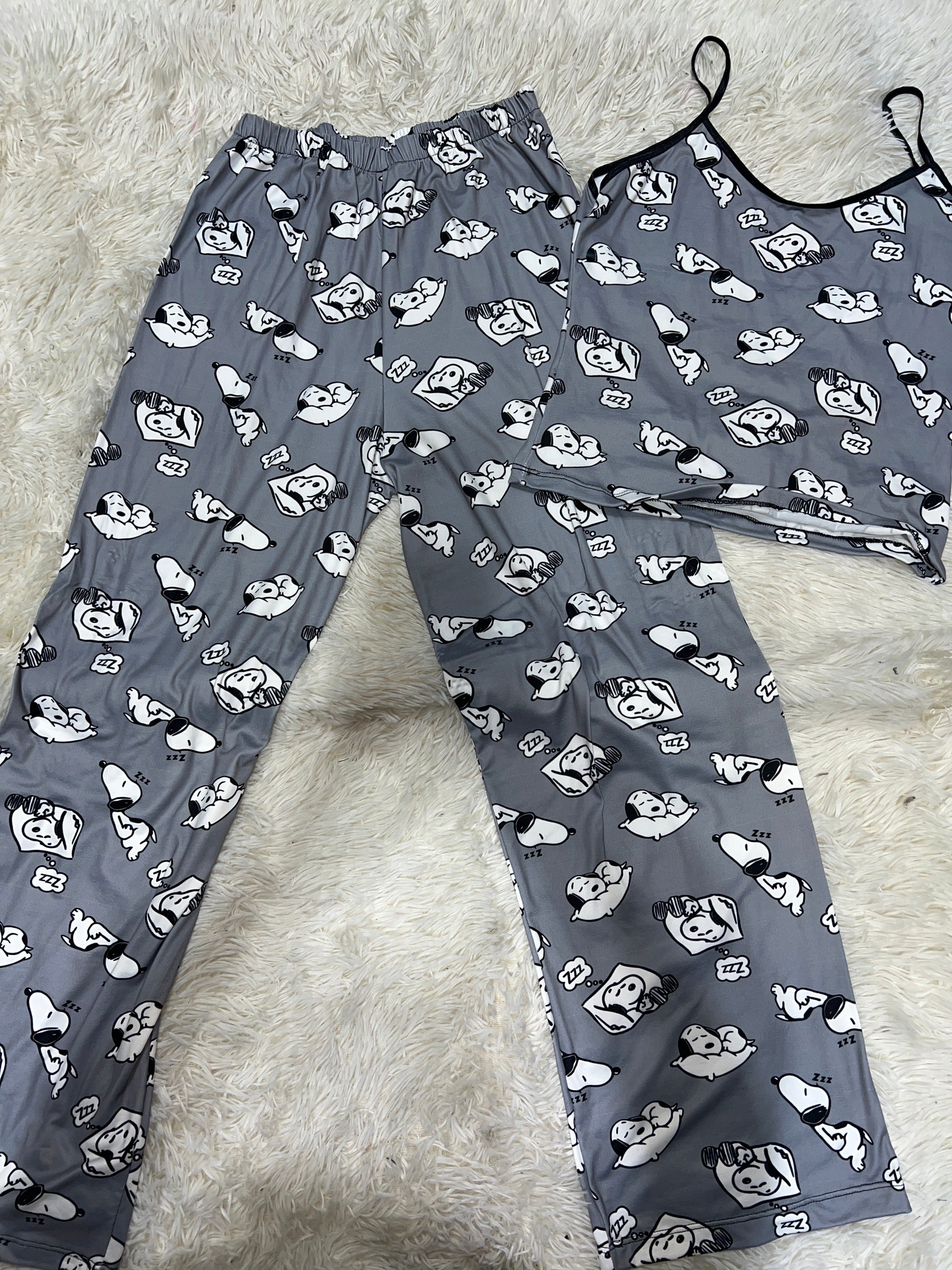 Snoopy Gray Women's Pajama Set - Fundies
