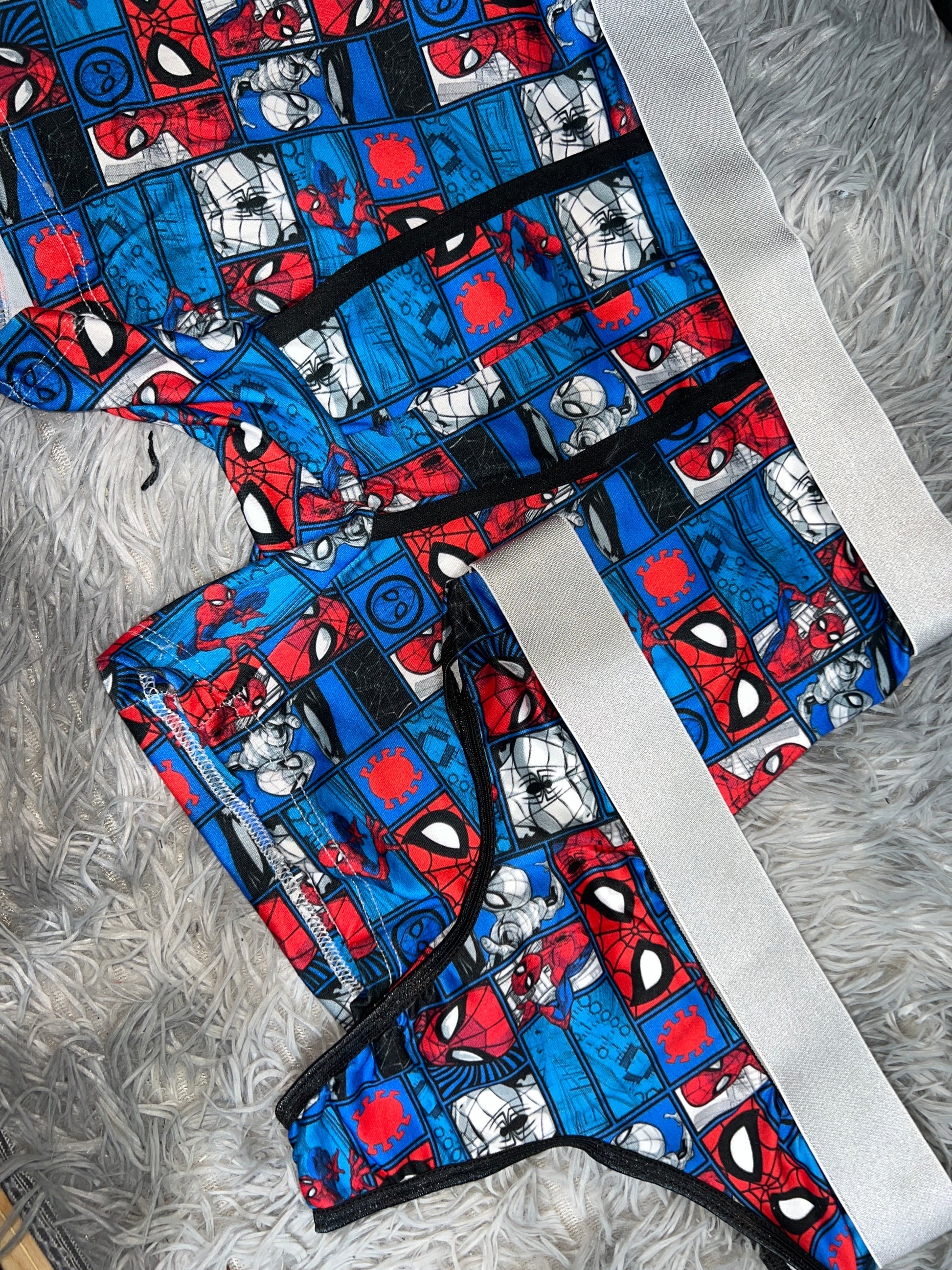 Spider-Man Blue Boxer One-size With Thong - Fundies