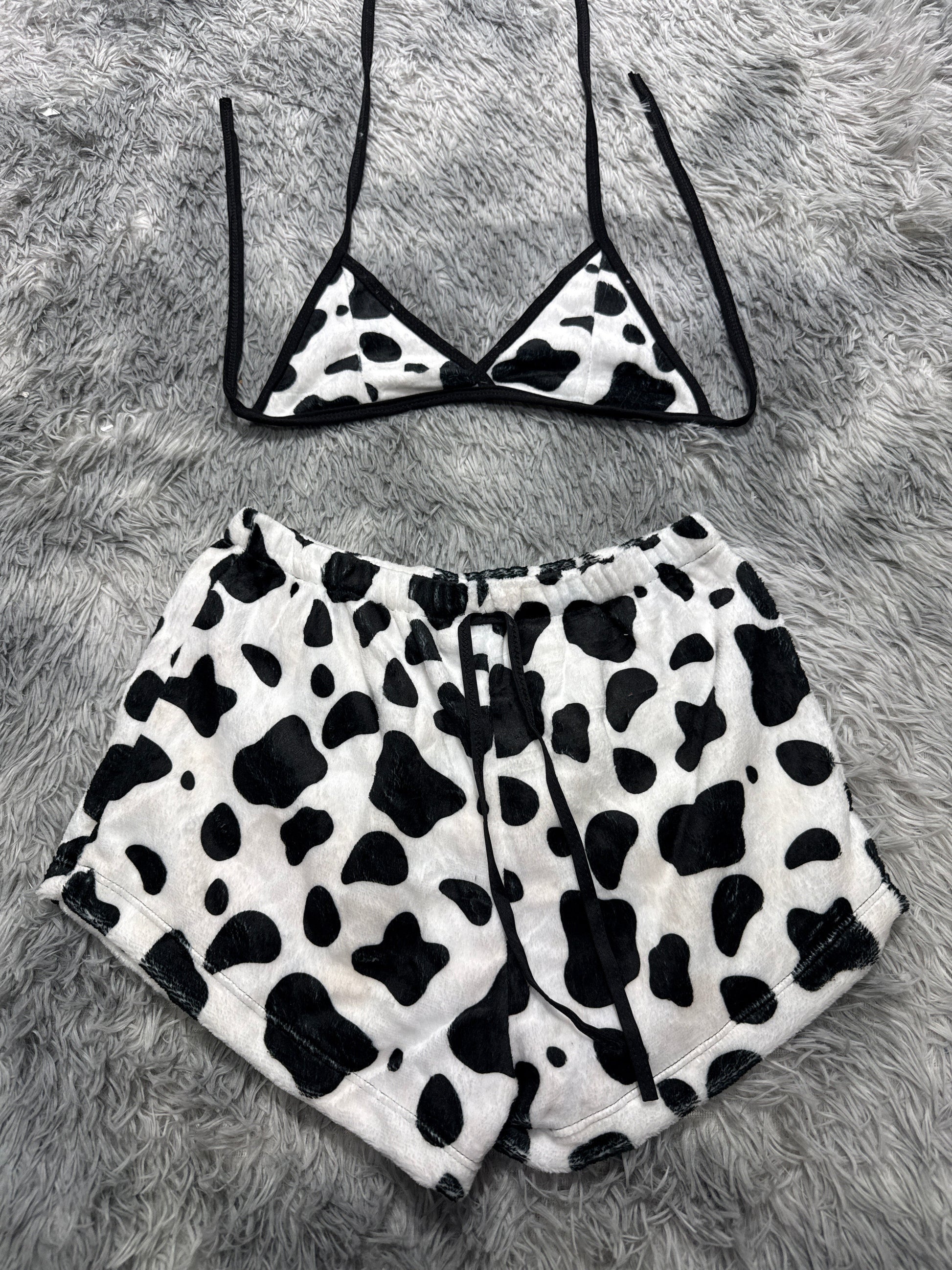 Cow Matching Top & Short - Fundies