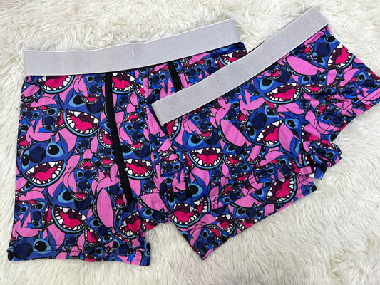 Stitch couples boxer underwear XL
