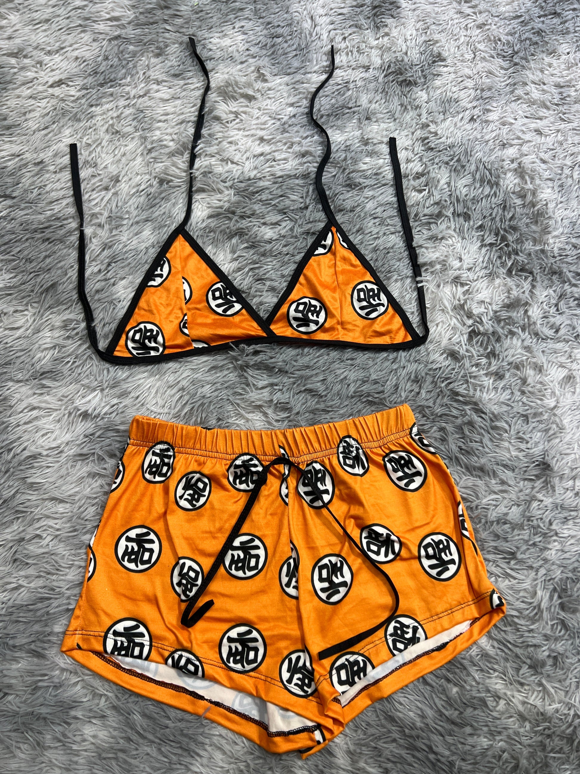Dragon Ball Brush Matching Top & Short - Fundies