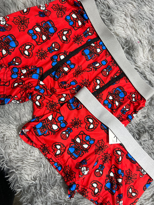 Spider Kitty Red Duo With Thong