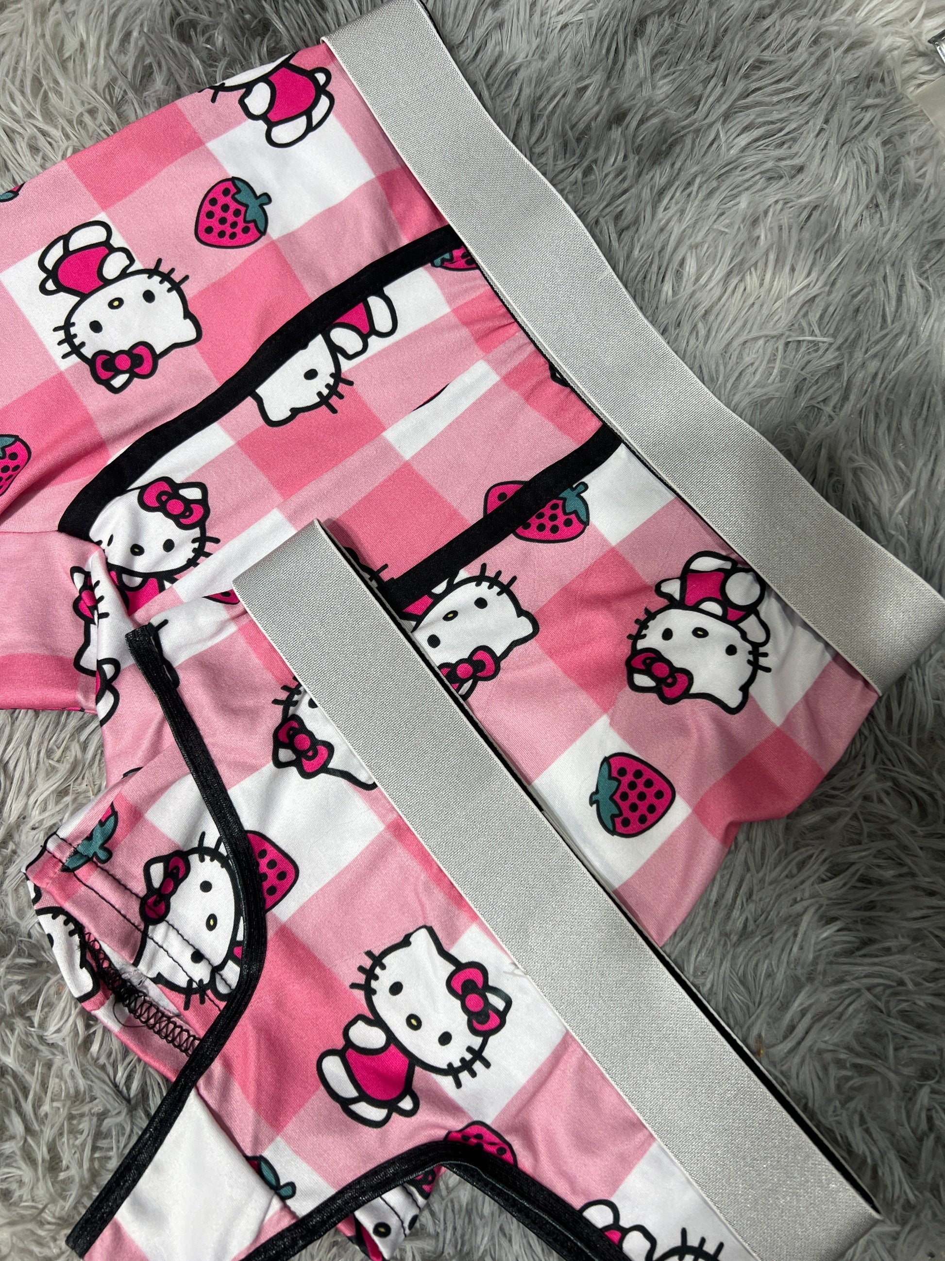 Hello Kitty Plaid Pink Duo - Fundies