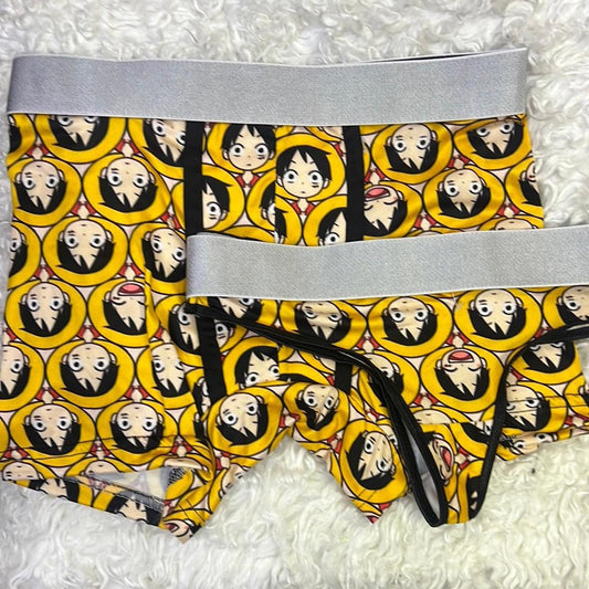 Luffy face matching couples underwear - Fundies