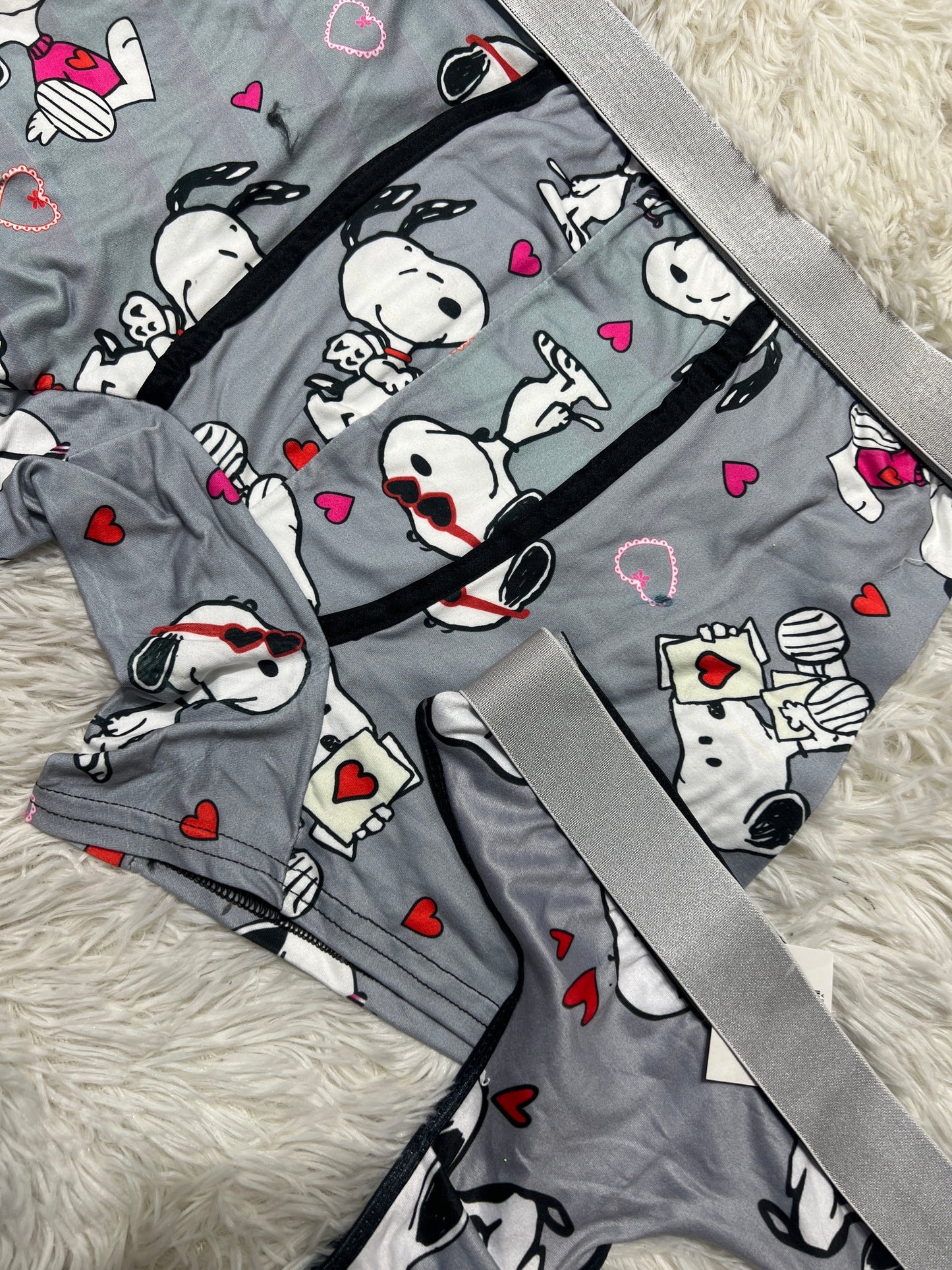 Snoopy Cupid XL Duo With Thong - Fundies