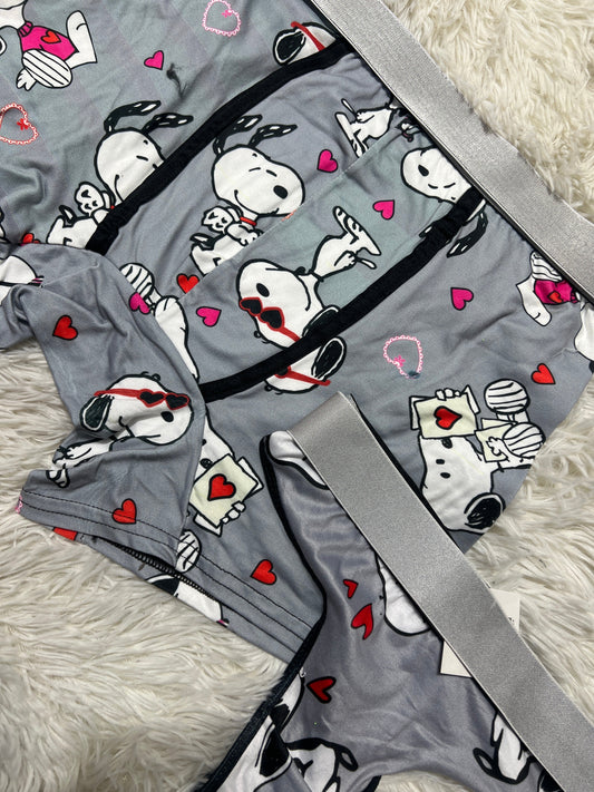 Snoopy Cupid XL Duo With Thong - Fundies