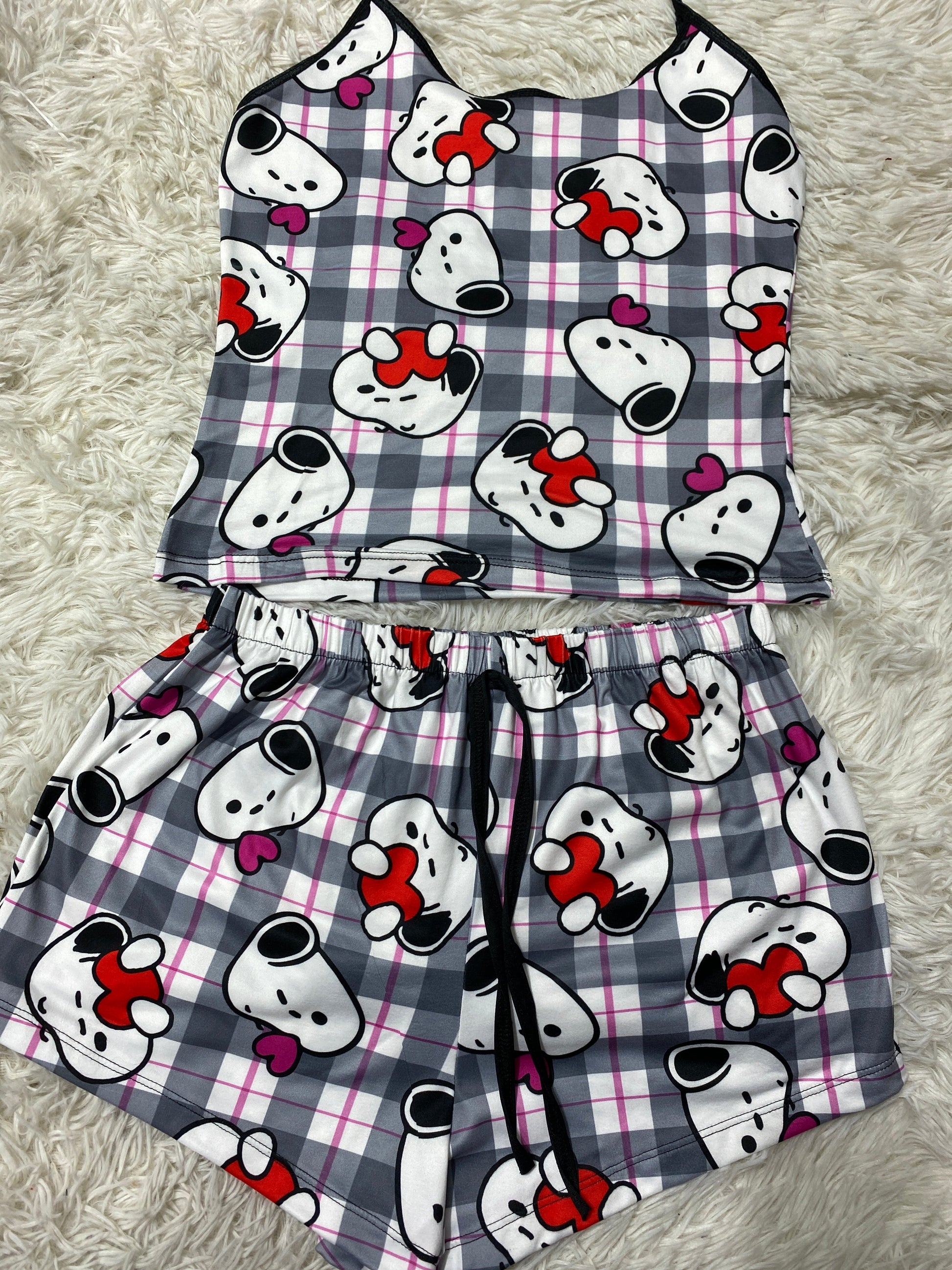 Snoopy Rayallado Pink Women's Pajama Set - Fundies