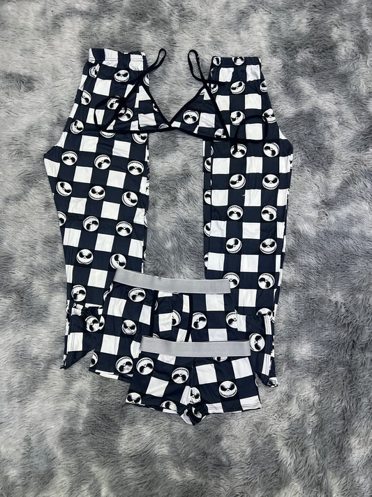 Jack painting Halloween 5 pcs pajama duo halloween