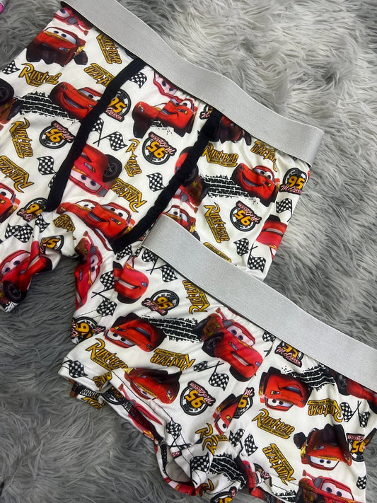 McQueen White Matching Boxers - Fundies