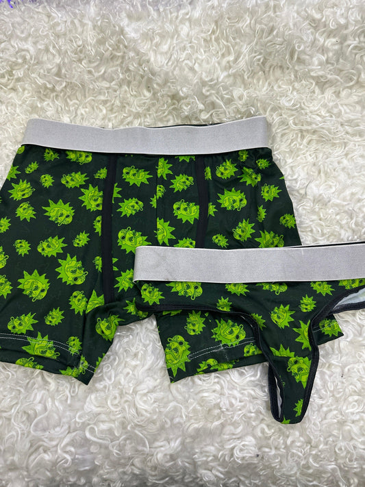 Rick green matching underwear - Fundies