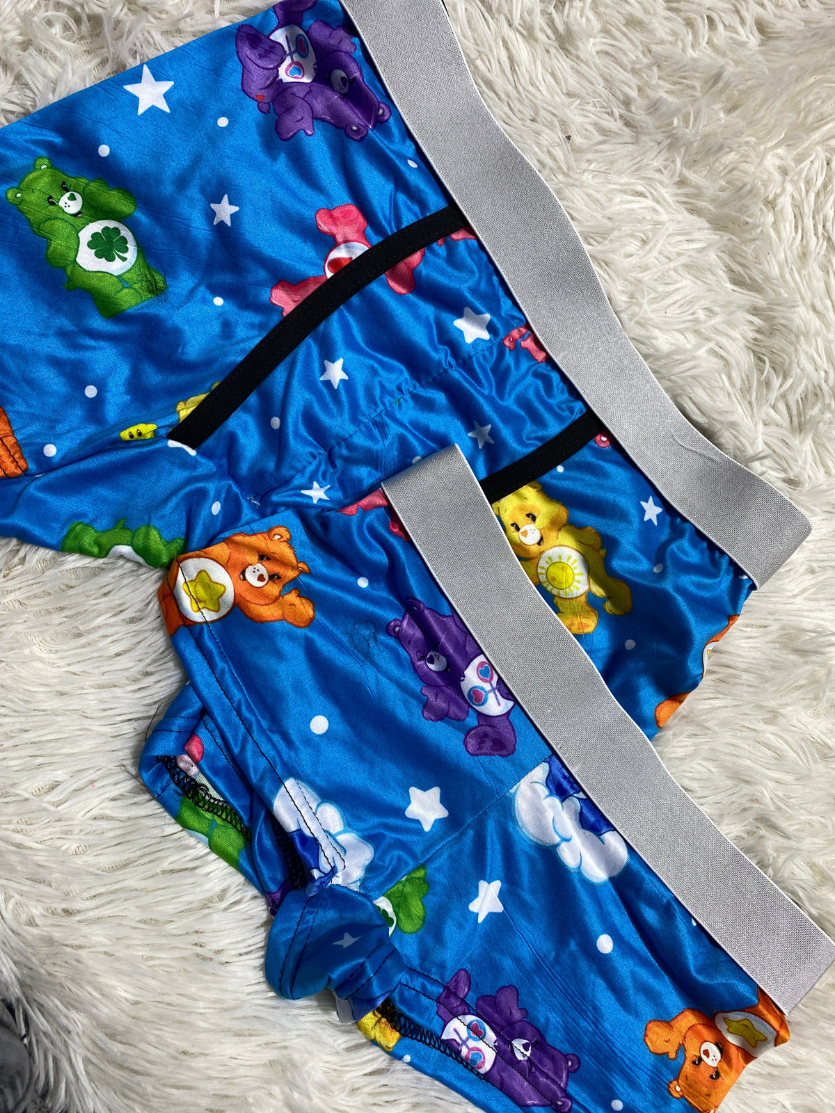 Teddies Care Bears Blue Matching Boxers