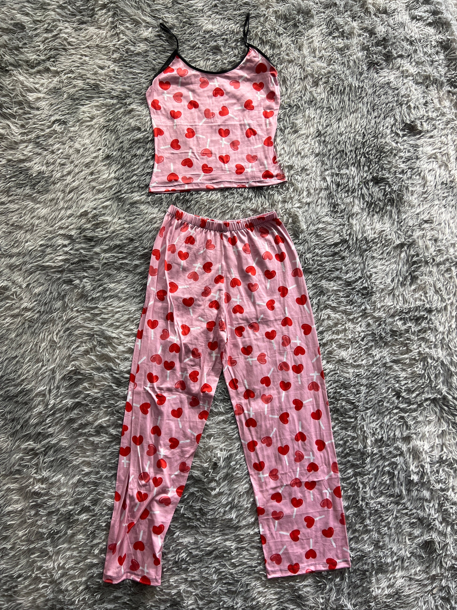 Popsicle Of Heart Women's Pajama Set - Fundies