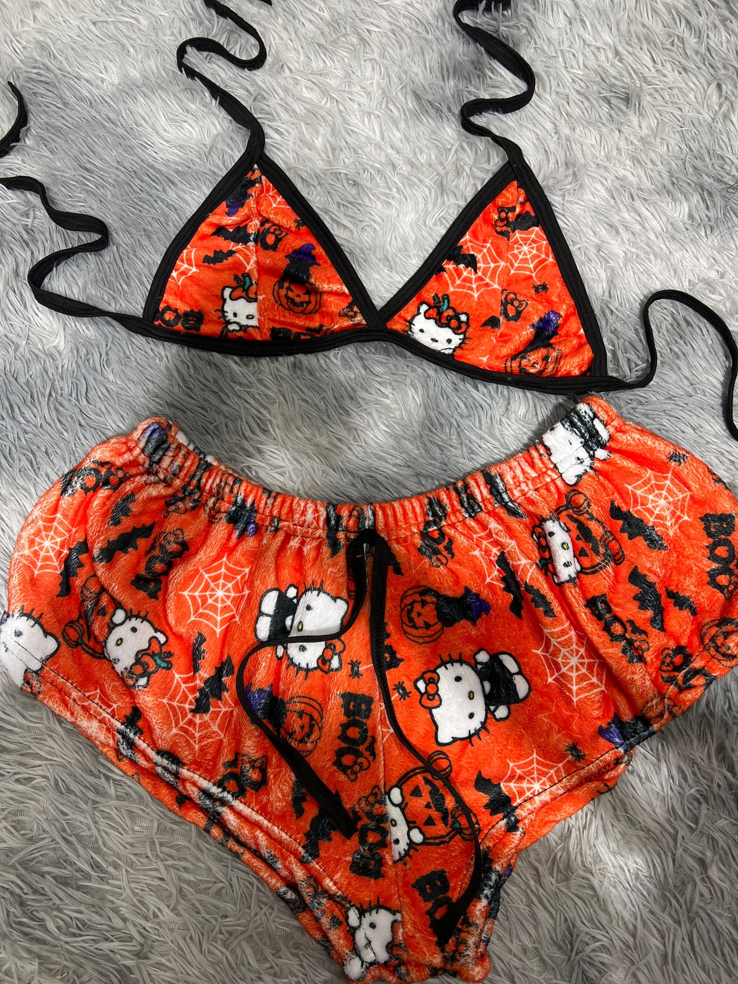 Halloween Hello Kitty Matching Top & Short - Fundies