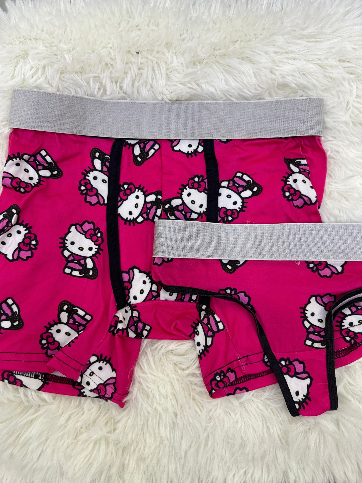 Kitty cowgirl matching couples underwear - Fundies