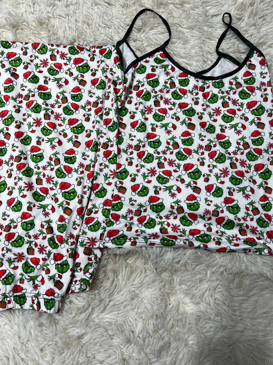 Grinch Women's Pajama Set - Fundies
