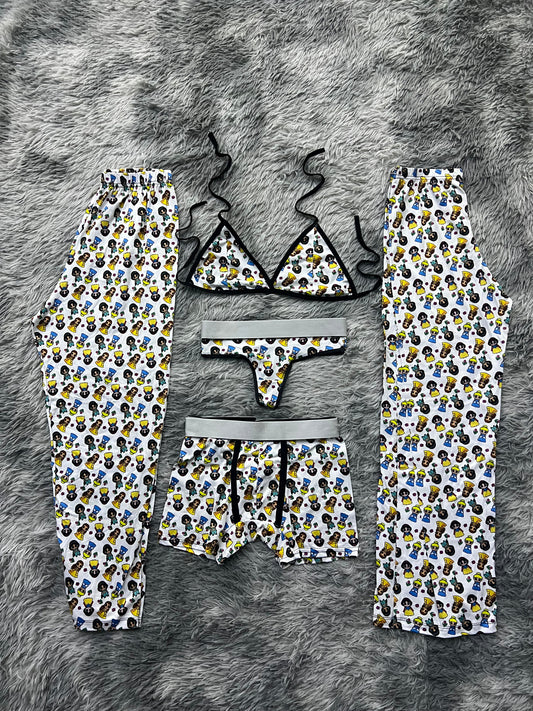 Princesas 5 Piece PJ - Fundies
