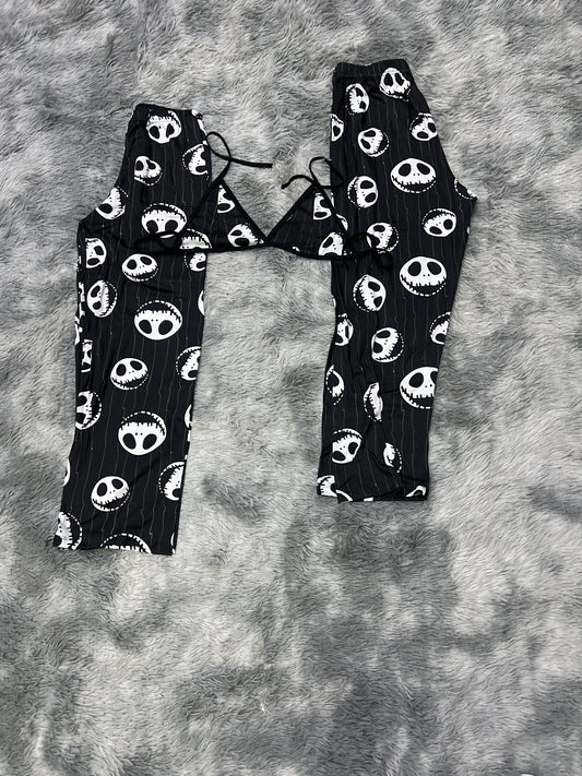 Jack black Halloween Halloween Plush pajama duo