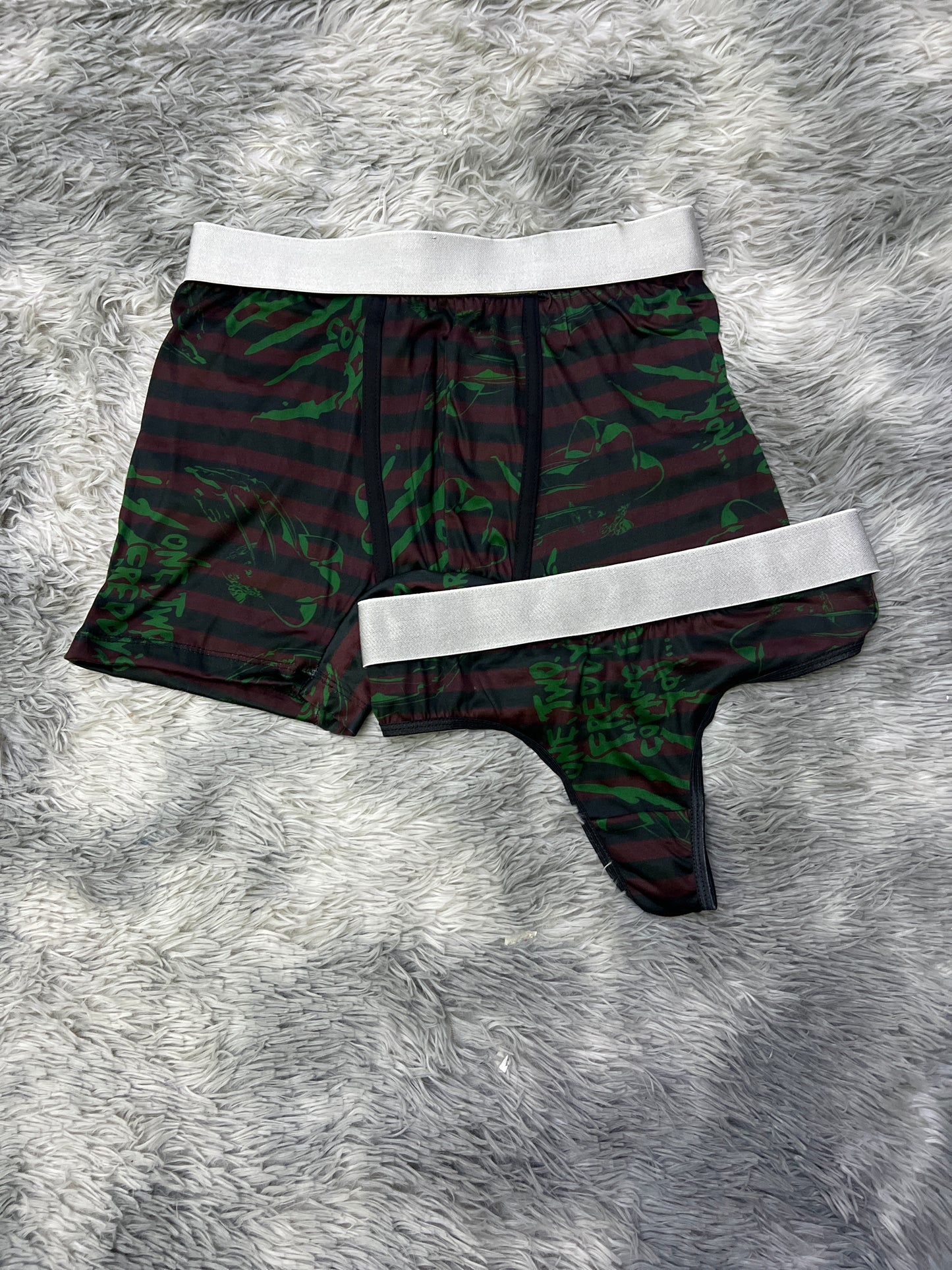 Freddys Halloween matching underwear LOL
