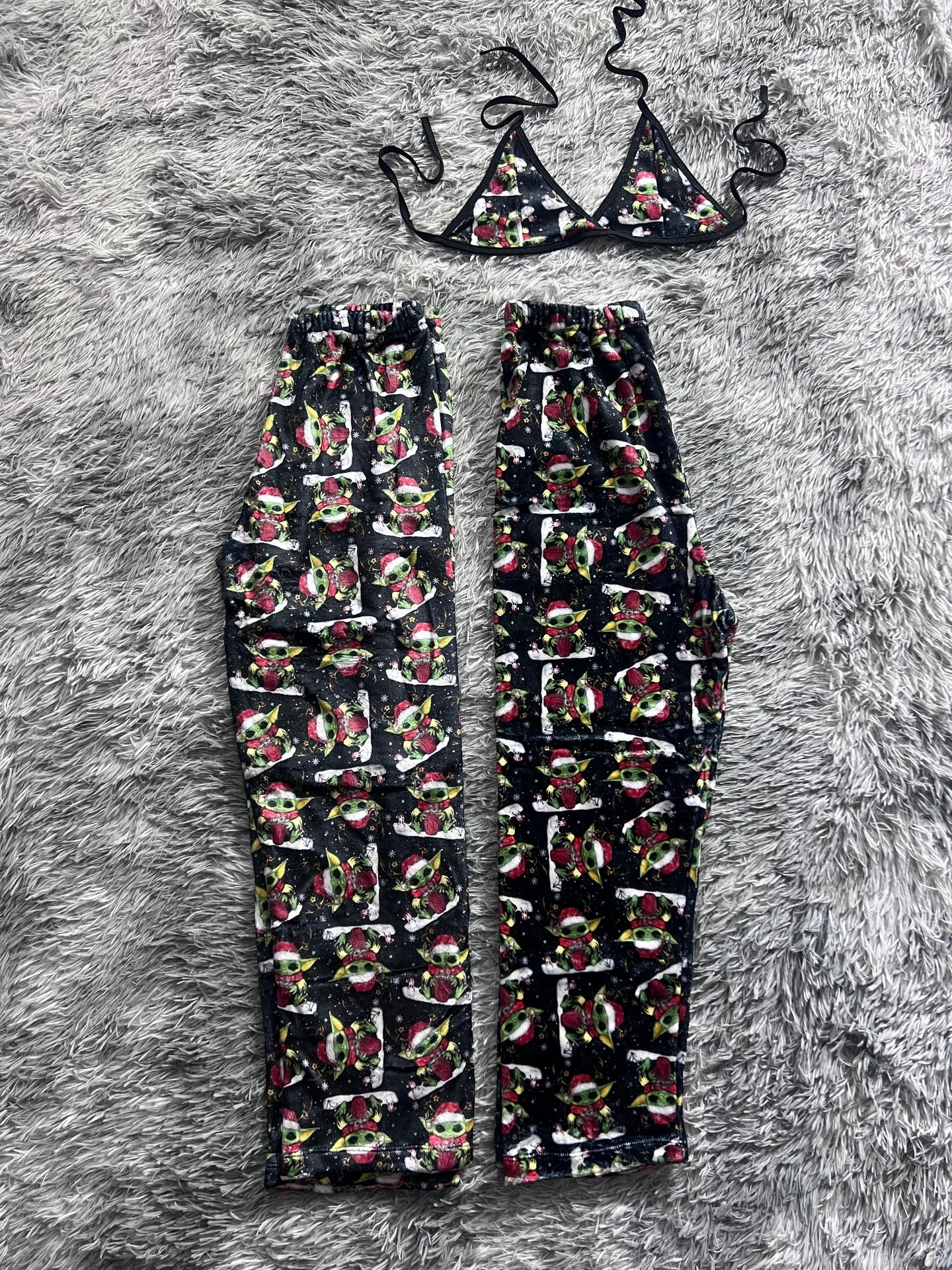 Baby Yoda Winter Matching Plushie PJs - Fundies