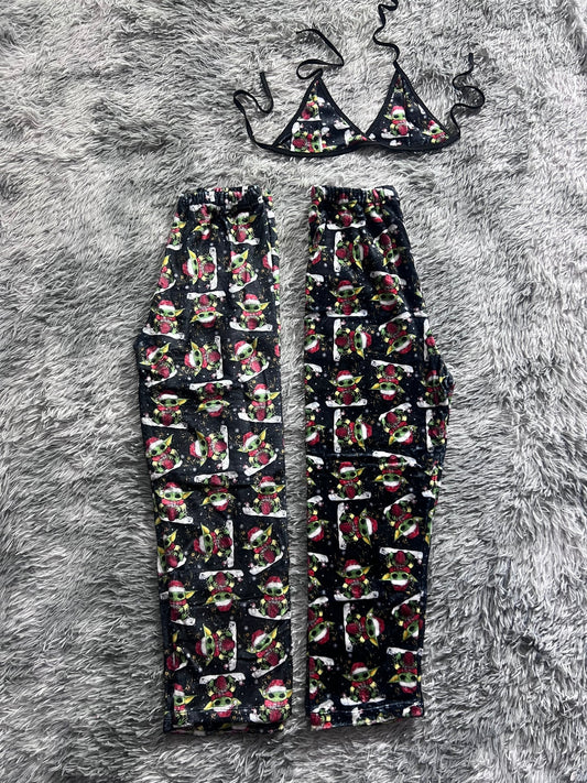 Baby Yoda Winter Matching Plushie PJs - Fundies