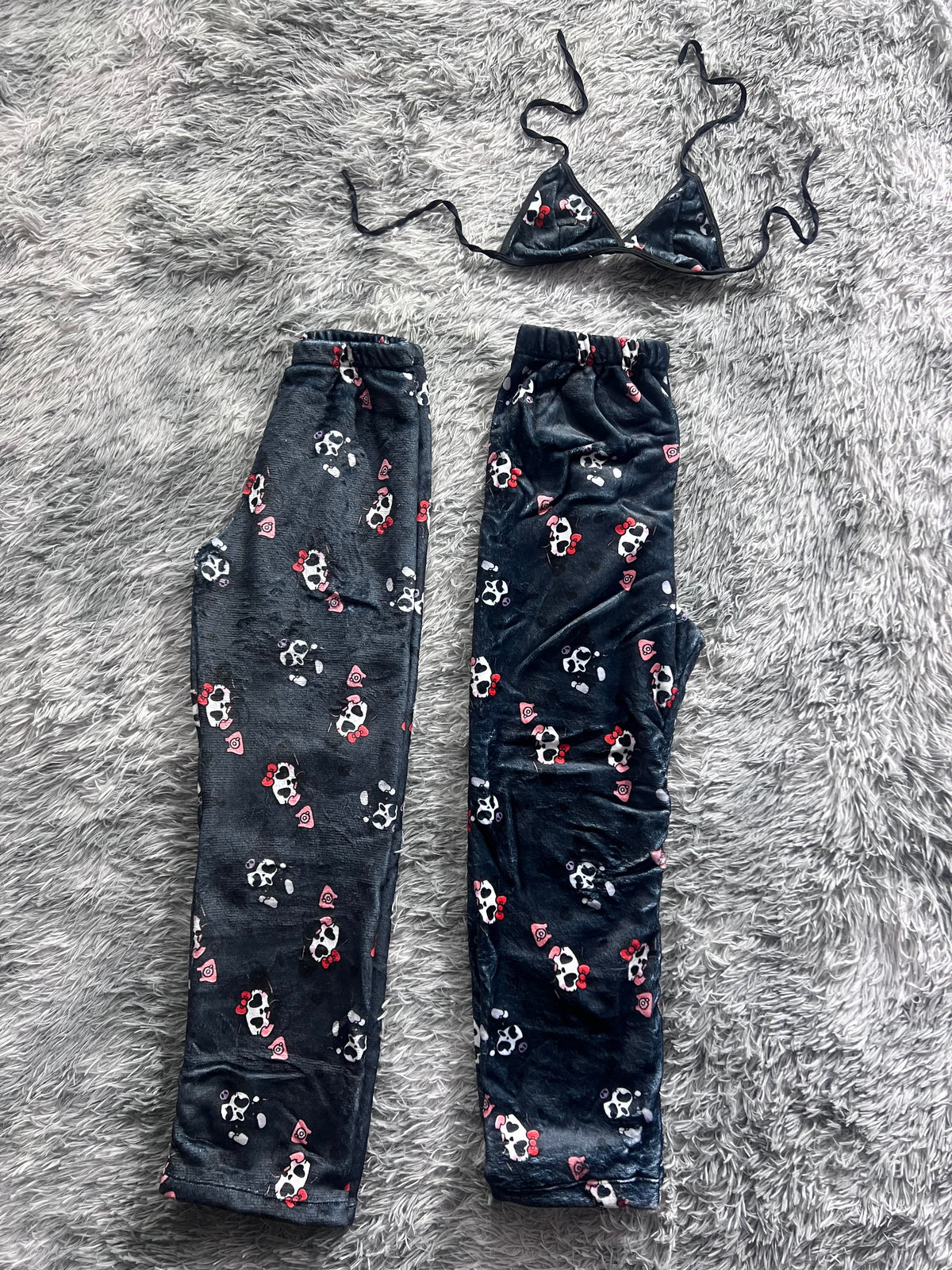 Kitty & Kuromy & Scream Matching Plush PJs