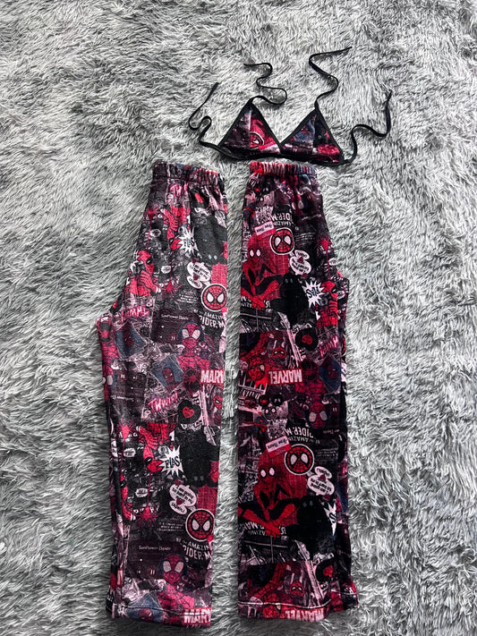 Spider Comic Matching Plushie PJs