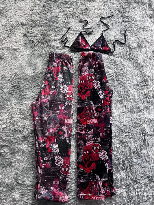 Spider Comic Matching Plushie PJs - Fundies