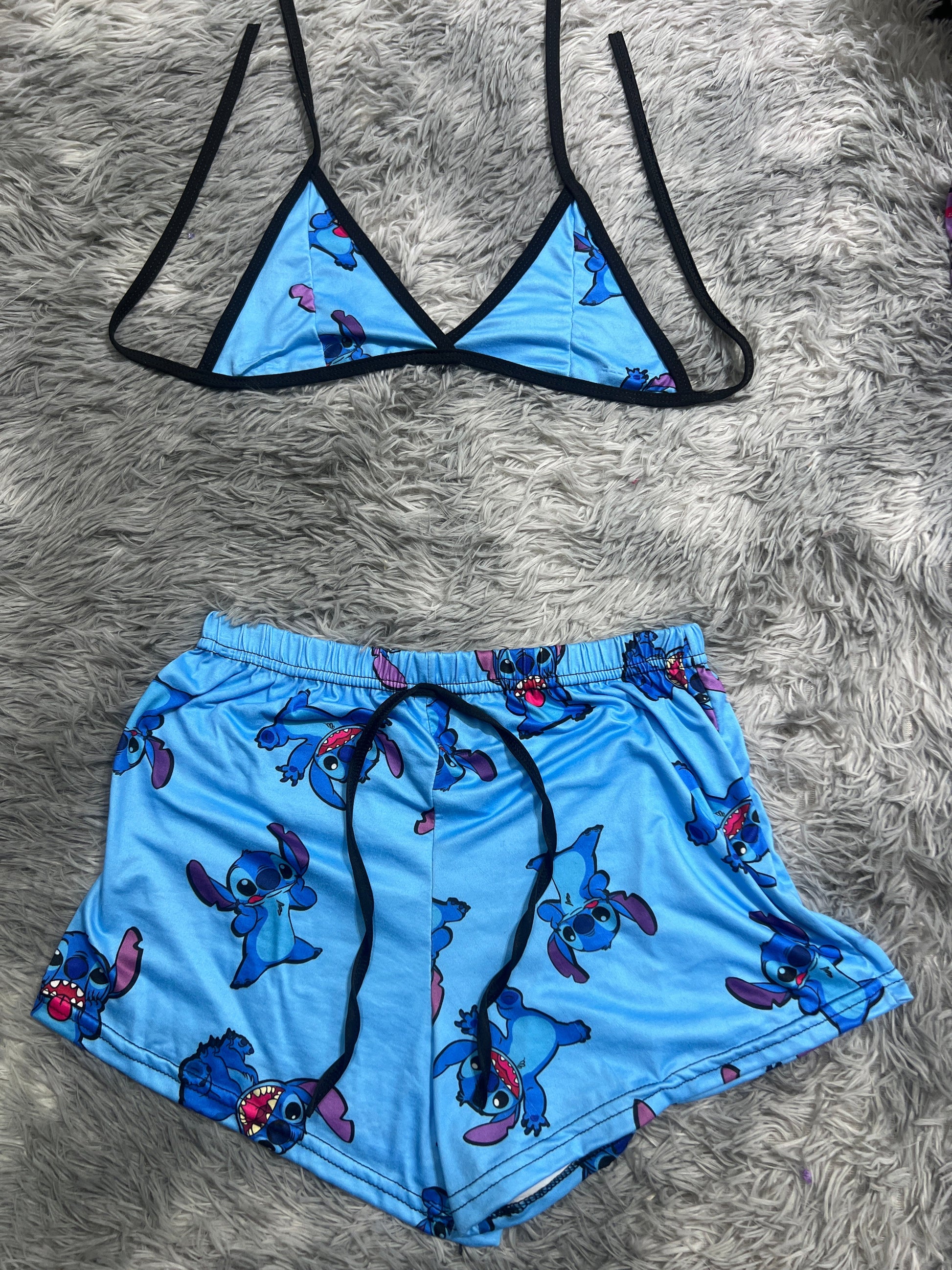 Stitch Completo Brush Matching Top & Short - Fundies