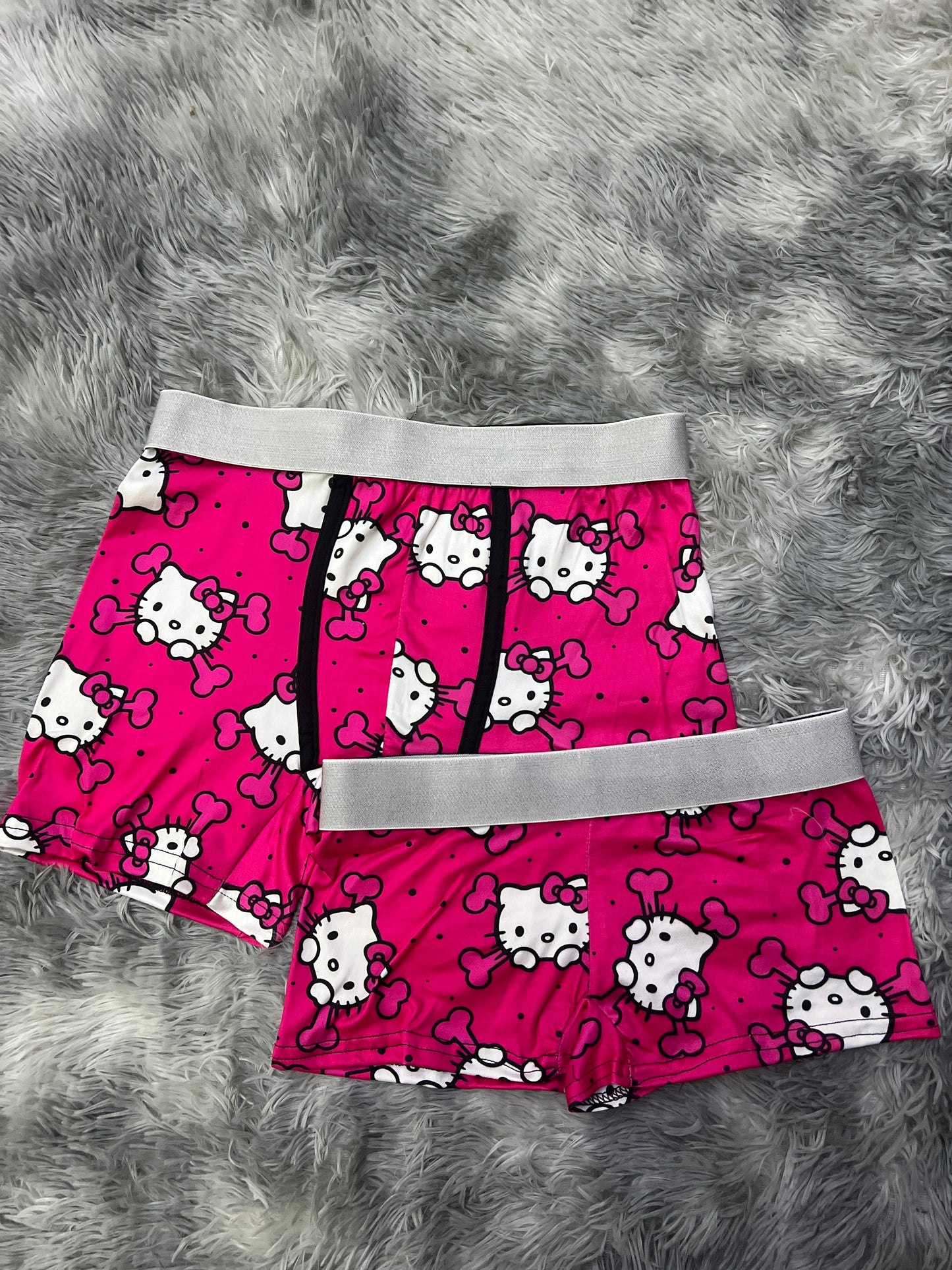 hello kitty pink matching couples boxer underwear