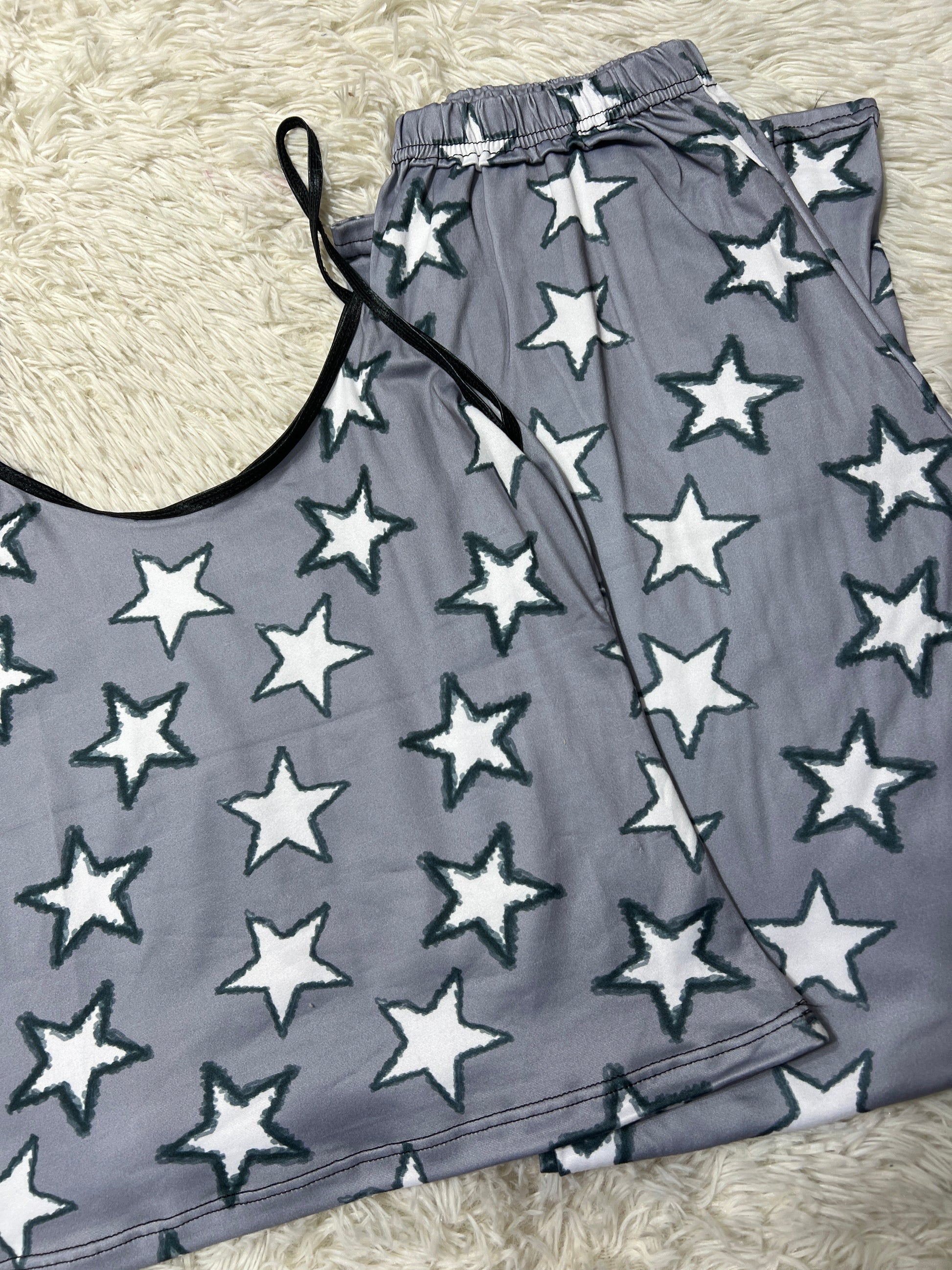 Estrellas Gray Women's Pajama Set - Fundies