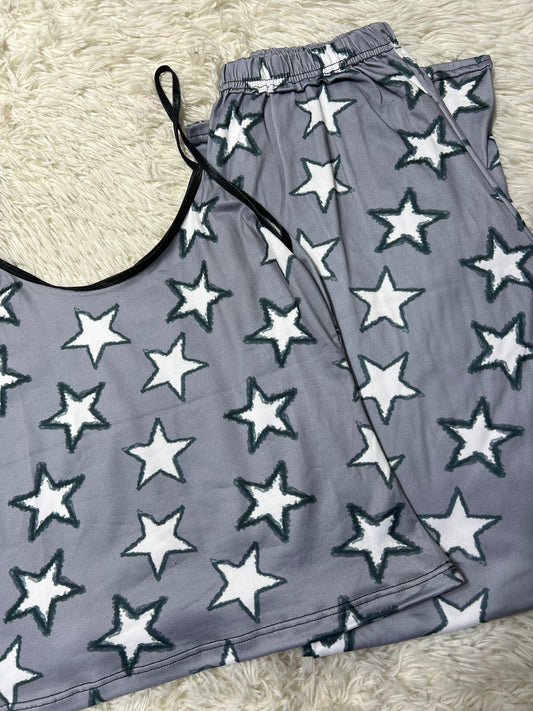 Estrellas Gray Women's Pajama Set - Fundies